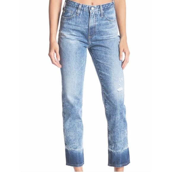 New AG Jeans Phoebe High Rise Straight Leg Jeans NWT Y2K Revival Preppy - Picture 5 of 14